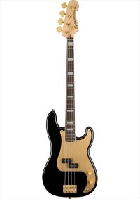 Squier by Fender　40th Anniversary Precision Bass Gold Edition Black