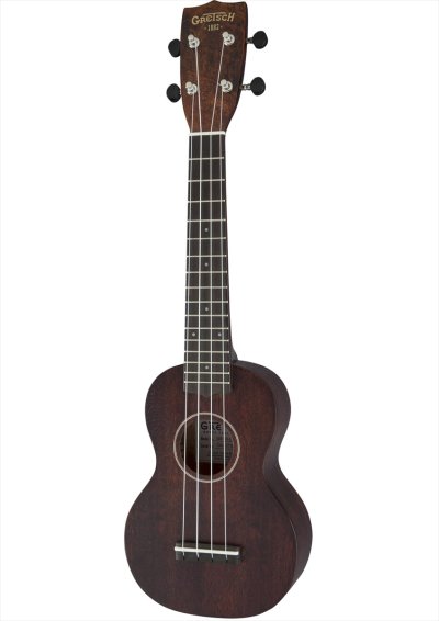 画像2: Gretsch　G9100-L Soprano Long-Neck Ukulele with Gig Bag, Ovangkol Fingerboard, Vintage Mahogany Stain