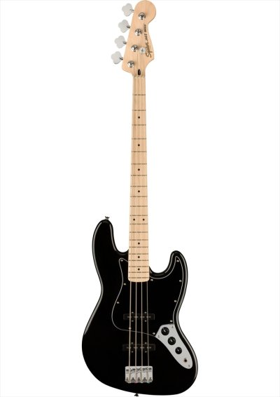 画像1: Squier by Fender　Affinity Series Jazz Bass Black