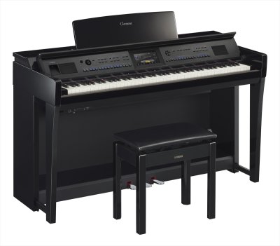 画像1: 【送料別・代引不可・北九州市近辺のみ】YAMAHA　Clavinova CVP-905PE 黒鏡面艶出し