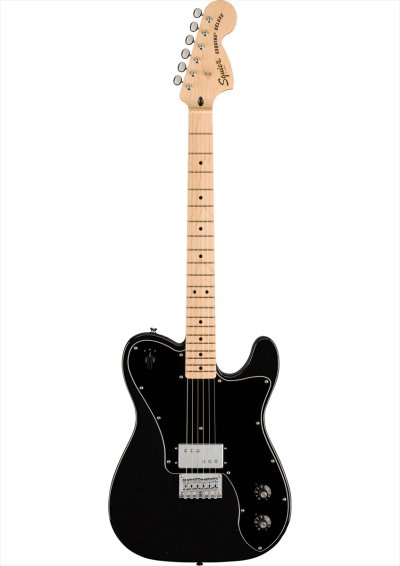 画像1: Squier by Fender　Paranormal Esquire Deluxe Metallic Black