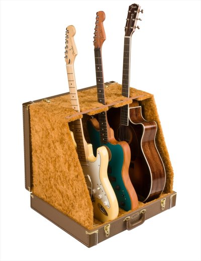 画像1: Fender　Classic Series Case Stand - 3 Guitar Brown