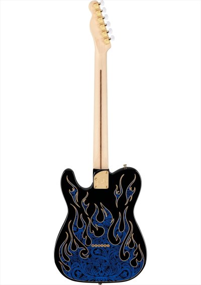 画像2: Fender　James Burton Telecaster Blue Paisley Flames