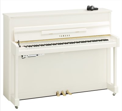 画像1: 【送料別・代引不可】YAMAHA　SILENT Piano b113PWH-SC3