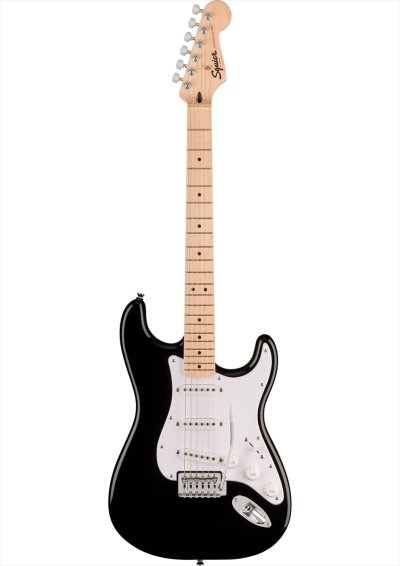 画像1: Squier by Fender　Squier Sonic Stratocaster Black