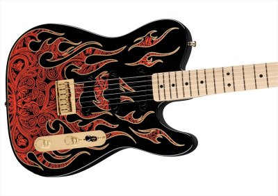 画像3: Fender　James Burton Telecaster Red Paisley Flames