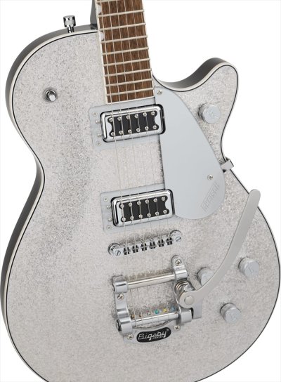 画像4: Gretsch　G5230T Electromatic Sparkle Jet FT Single-Cut with Bigsby Silver Sparkle
