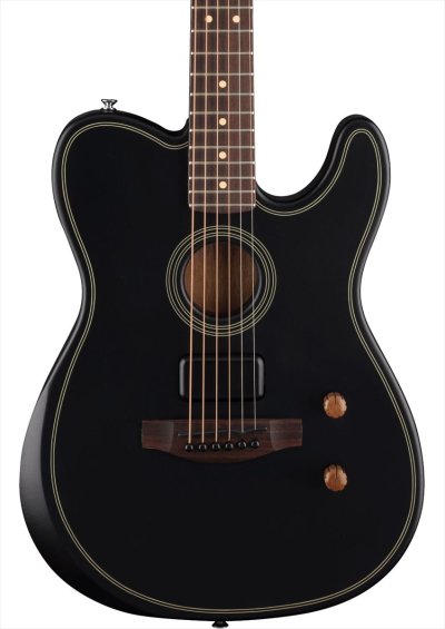 画像2: Fender　Acoustasonic Standard Telecaster Black