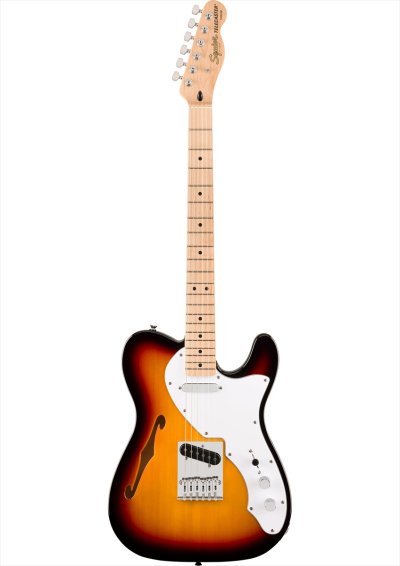 画像1: Squier by Fender　Affinity Series Telecaster Thinline 3-Color Sunburst
