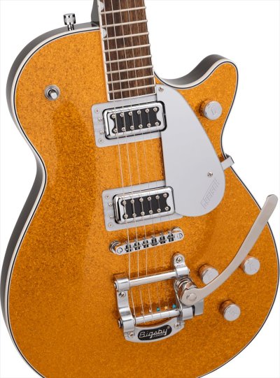 画像4: Gretsch G5230T Electromatic Sparkle Jet FT Single-Cut with Bigsby, Laurel Fingerboard, Gold Sparkle