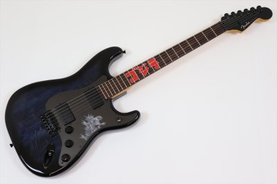 画像2: Fender Made in Japan Godzilla Stratocaster, Rosewood Fingerboard, Godzilla Blue
