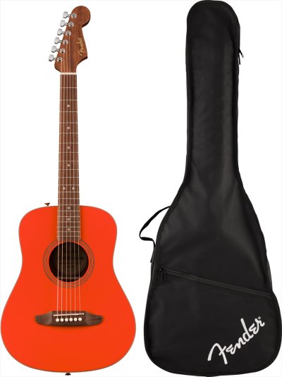 画像6: Fender California Standard Redondo Mini with Bag Fiesta Red