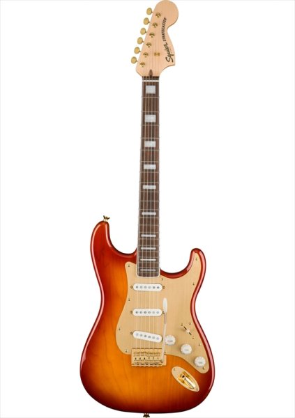 画像1: Squier by Fender　40th Anniversary Stratocaster Gold Edition Sienna Sunburst (1)