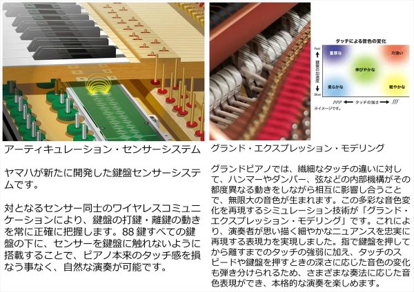 画像4: 【送料別・代引不可】YAMAHA SILENT Piano YUS5WN-SH3 (4)