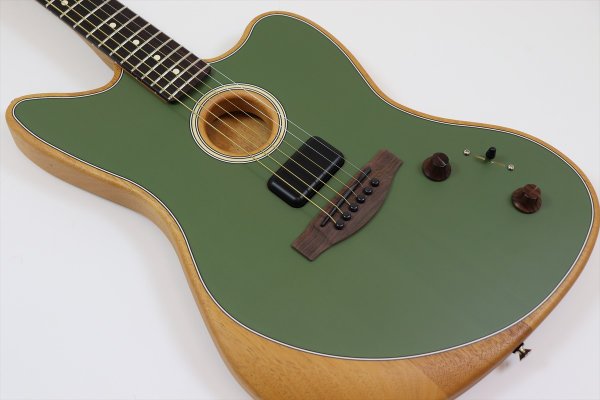 画像8: Fender Acoustasonic Player Jazzmaster Antique Olive (8)