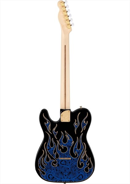 画像2: Fender James Burton Telecaster Blue Paisley Flames (2)