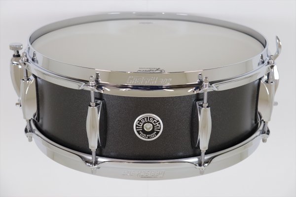 画像1: Gretsch Drums　5"x14" Brooklyn Satin Black Metallic - GBSL0514S8CL (1)