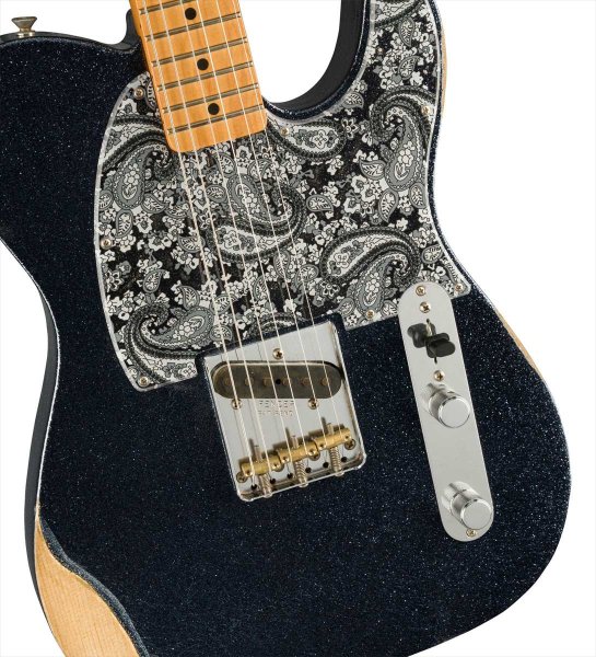 画像4: Fender Brad Paisley Esquire Black Sparkle (4)