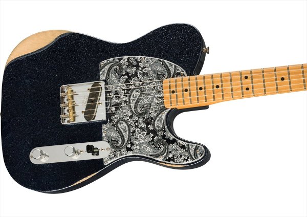 画像3: Fender Brad Paisley Esquire Black Sparkle (3)