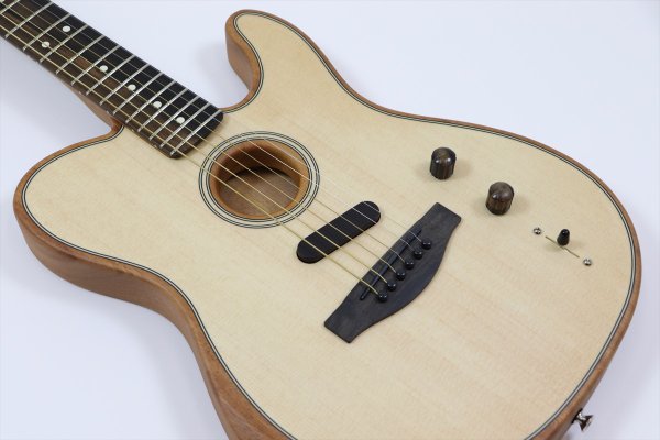 画像8: Fender American Acoustasonic Telecaster Natural (8)