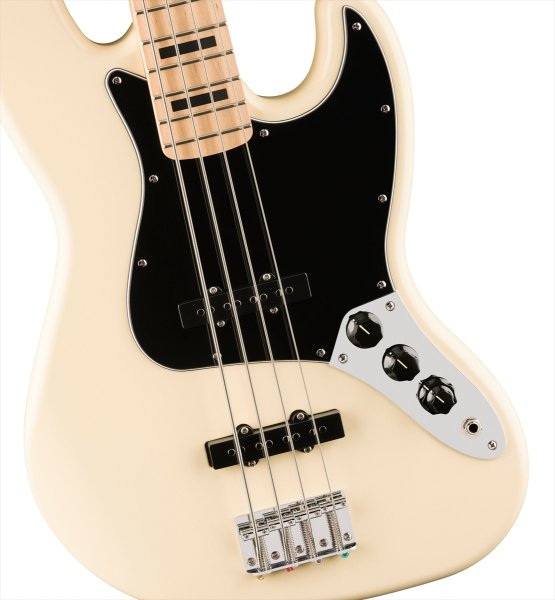画像4: Squier by Fender Affinity Series Active Jazz Bass Olympic White (4)