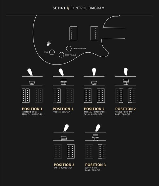 画像9: PRS (Paul Reed Smith)　SE DGT [MOONS] Gold Top 【2024年製】 (9)