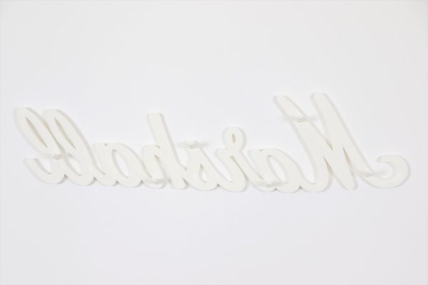 画像2: Marshall LOGO00005 ロゴマーク ホワイト 大 (2)