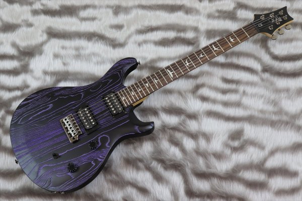 画像2: PRS (Paul Reed Smith) SE Swamp Ash CE 24 "Sandblasted" LTD / Sandblasted Purple 【2024年製】 (2)