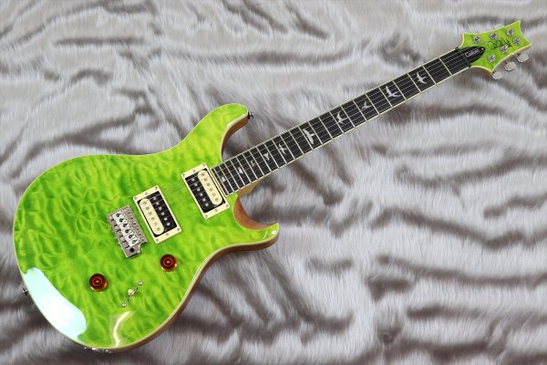 画像2: PRS (Paul Reed Smith) SE Custom 24 Quilt Package Eriza Verde 【2023年製】 (2)