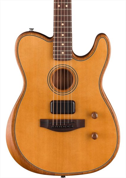 画像2: Fender　Acoustasonic Standard Telecaster Aged Natural (2)