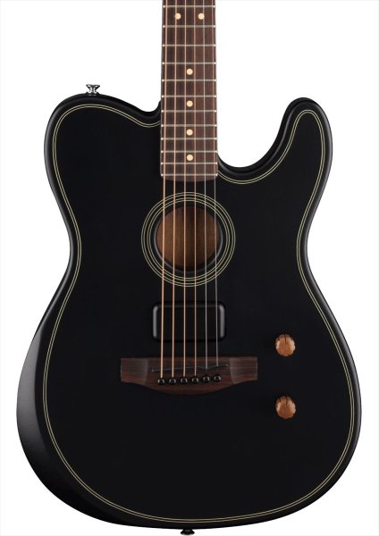 画像2: Fender Acoustasonic Standard Telecaster Black (2)