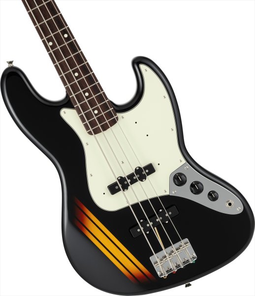 画像4: Fender Made in Japan Traditional 2025 Collection '60s Jazz Bass Competition Black / 3-Color Sunburst (4)