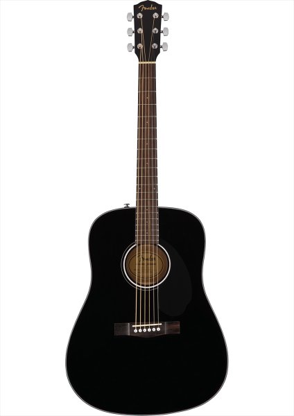 画像1: Fender CD-60S Dreadnought Black (1)
