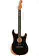 画像1: Fender　American Acoustasonic Stratocaster Black (1)