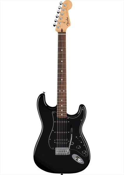 画像1: Fender　Standard Stratocaster HSS Black (1)