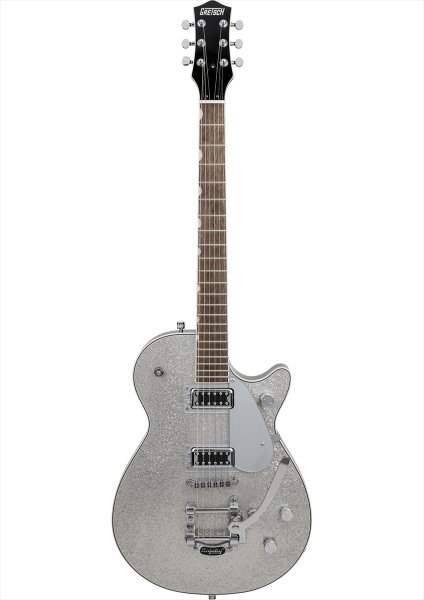 画像1: Gretsch　G5230T Electromatic Sparkle Jet FT Single-Cut with Bigsby, Laurel Fingerboard, Silver Sparkle (1)