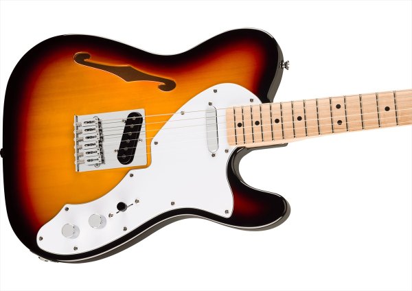 画像3: Squier by Fender　Affinity Series Telecaster Thinline 3-Color Sunburst (3)