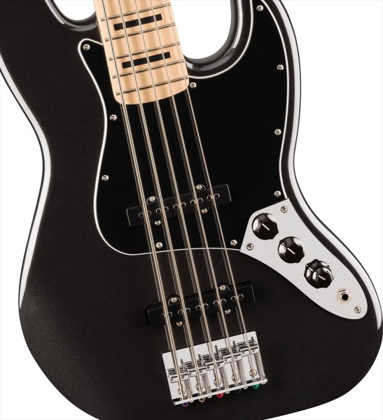 画像4: Squier by Fender　Affinity Series Active Jazz Bass V Black Metallic (4)