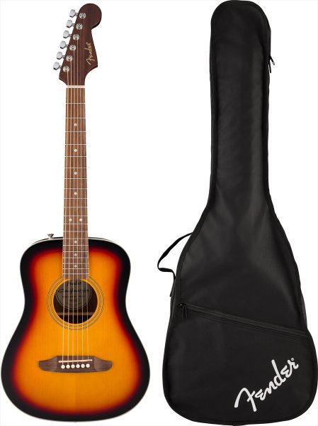 画像6: Fender California Standard Redondo Mini with Bag 3-Color Sunburst (6)