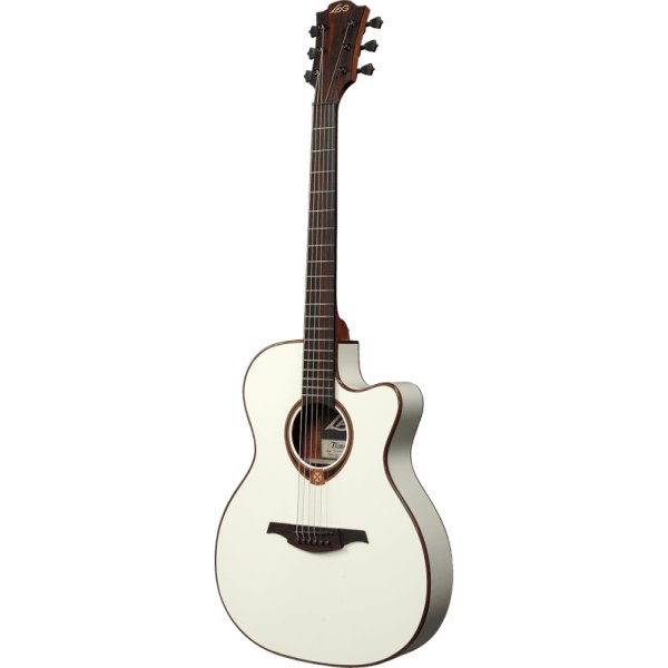 画像3: LAG Guitars　 Tramontane T118ASCE-IVO Auditorium slim Cutaway Acoustic-Electric Ivory (3)