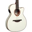 画像6: LAG Guitars　 Tramontane T118ASCE-IVO Auditorium slim Cutaway Acoustic-Electric Ivory (6)