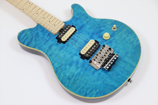 画像8: Sterling by MUSICMAN　SBMM AX40-TBL-M Trans Blue (8)