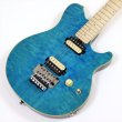 画像1: Sterling by MUSICMAN　SBMM AX40-TBL-M Trans Blue (1)