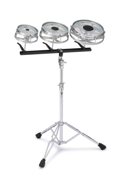 画像1: REMO　ROTO TOM SET BL-0680-00（6" / 8" / 10"）スタンド付き 3点セット (1)