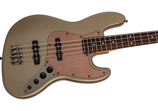画像3: Fender　Made in Japan Hybrid II 2026 Collection Jazz Bass Satin Metallic, Rosewood Fingerboard, Matte Champagne Mirage (3)