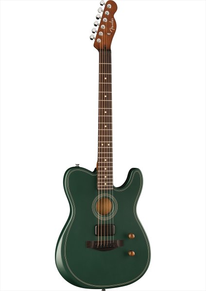 画像2: Fender　Limited Edition Acoustasonic Standard Telecaster, British Racing Green (2)