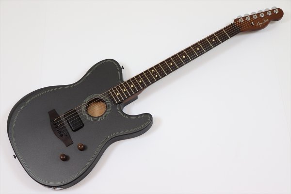 画像2: Fender　Limited Edition Acoustasonic Standard Telecaster, Charcoal Frost Metallic (2)