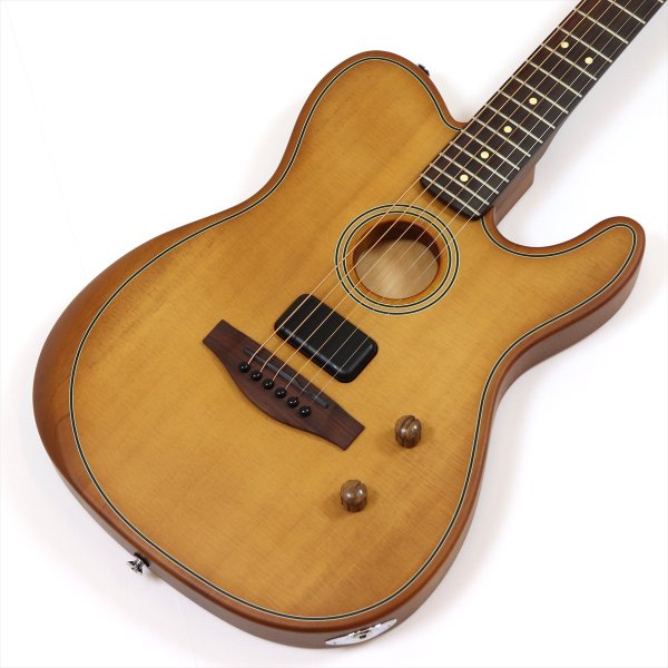 画像1: Fender　Acoustasonic Standard Telecaster Aged Natural (1)
