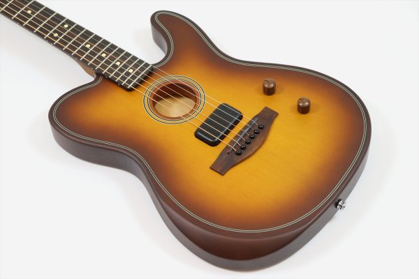 画像8: Fender　Acoustasonic Standard Telecaster Honey Burst (8)