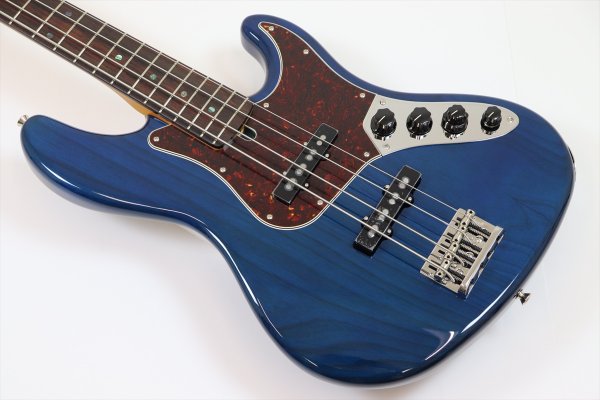 画像8: Fender　Made in Japan Limited Active Modern Jazz Bass, Rosewood Fingerboard, Sapphire Blue Transparent (8)